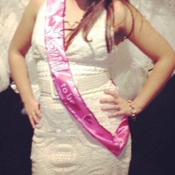 GUC Marciano by Guess Crochet Mini Dress in Cream - Picture 7 of 7